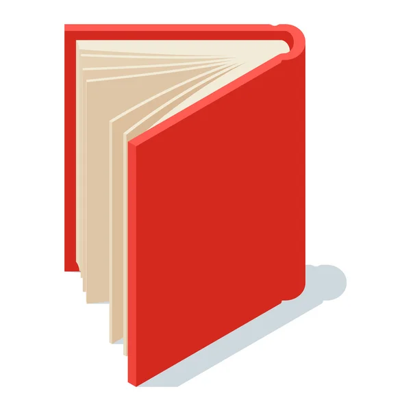 Isometric book icon vector illustration. — Stock Vector