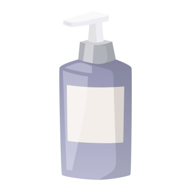 Kozmetik boş paket kutusu simge vektör.