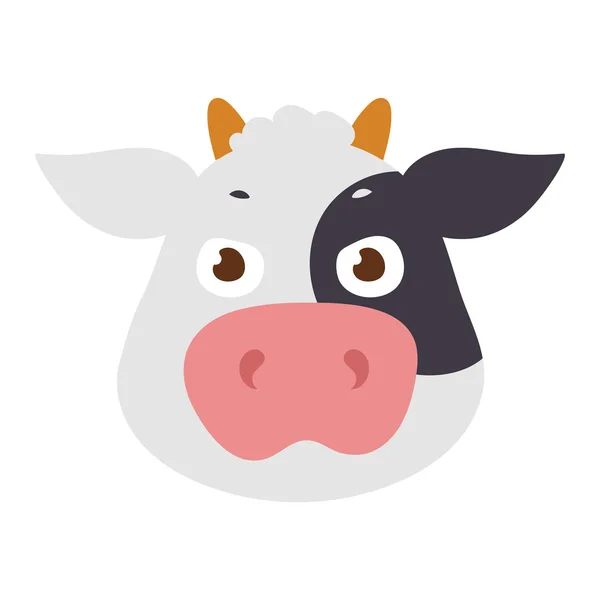 Animal emotion avatar vector icon — Stock Vector