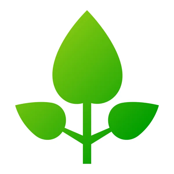 Leaf icon vector illustration. — Stock Vector