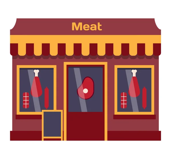 Shop facade vector illustration — Stock Vector