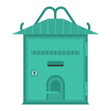 Posta posta kutusu vektör izole