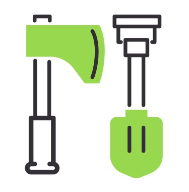 İzole kamp simge vektör