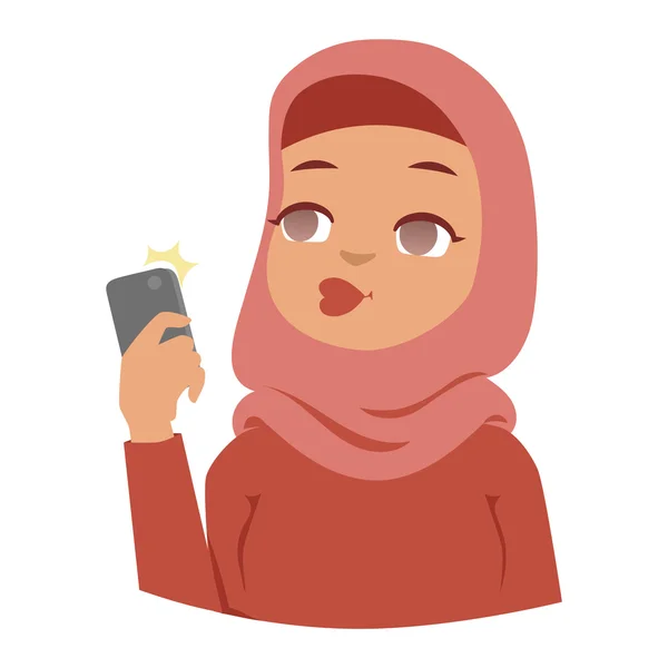 Femme arabe vecteur — Image vectorielle