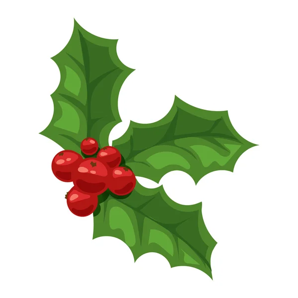 Kerst berry vectorillustratie. — Stockvector