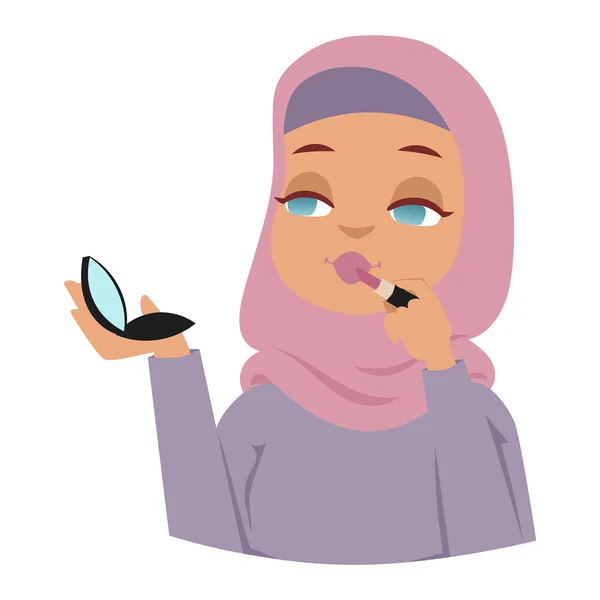 Femme arabe vecteur — Image vectorielle
