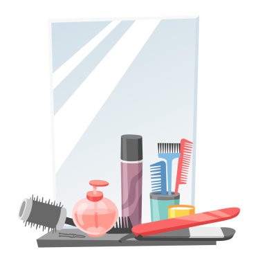 Kuaför Kuaför simgeler vektör