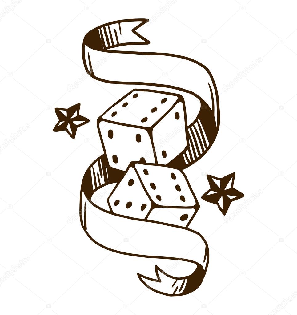 Download Old vintage tattoo vector illustration — Stock Vector ...