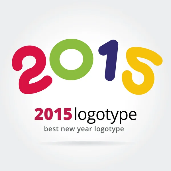 2015 vector logo geïsoleerd op witte achtergrond — Stockvector