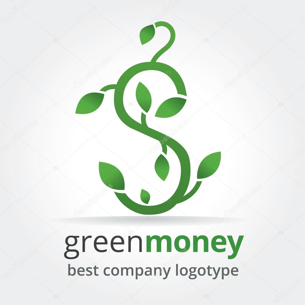 Key ideas is green, nature, care, growth, flower. Concept for corporate identity and branding