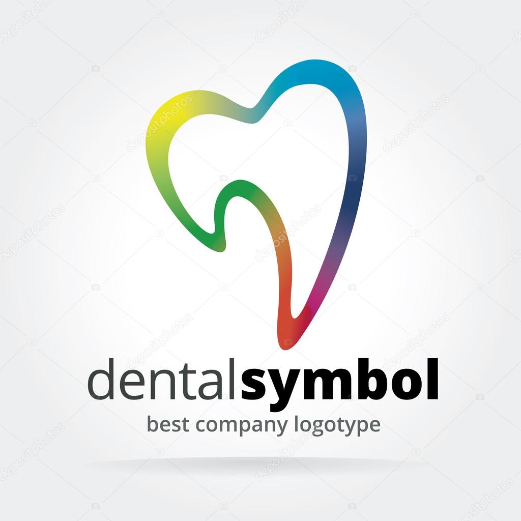 Key ideas is doctors, clinic, tooth, care, safety. Concept for corporate identity and branding