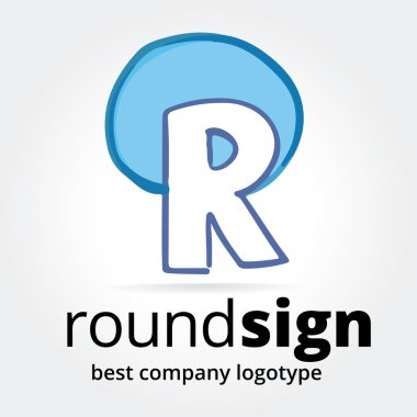 Beyaz arka plan üzerinde izole tasarlamak vektör logo kavramı