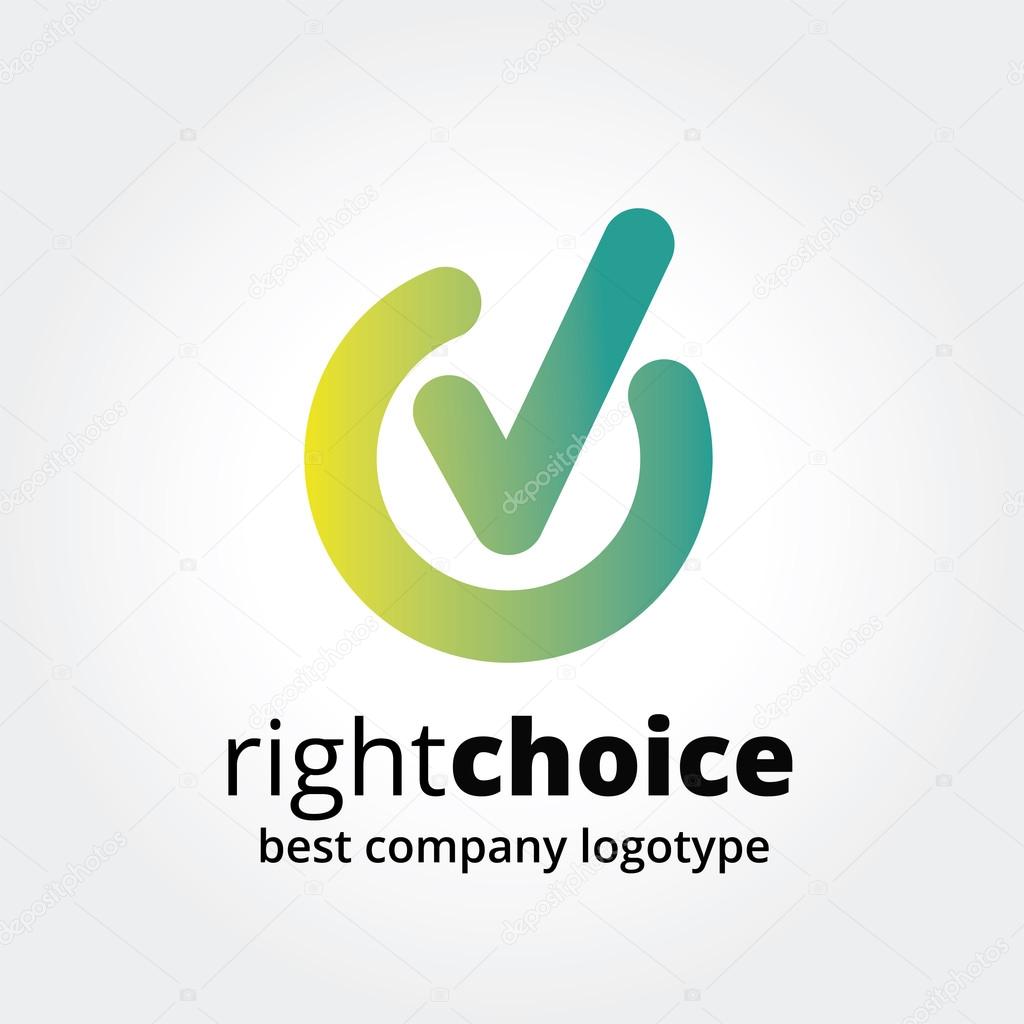 Key ideas is business, abstract, check in, voiting, choice, marker, design. Concept for corporate identity and branding