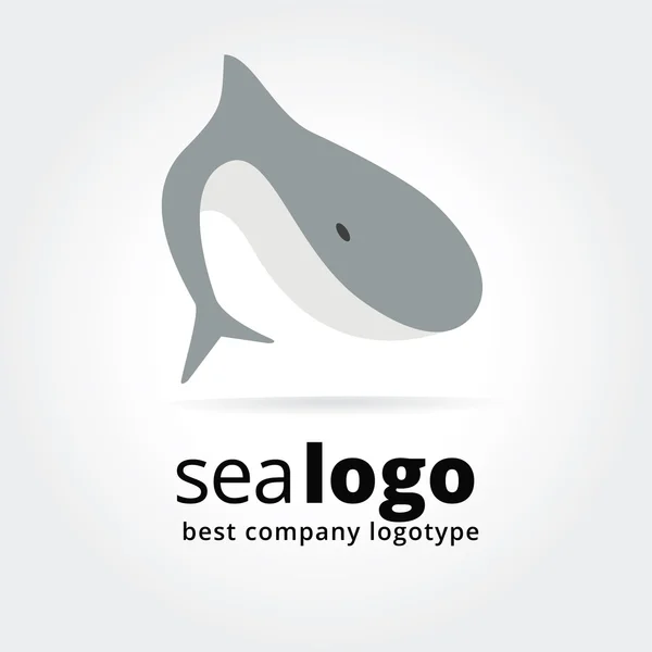 Absztrakt hal logó ikon koncepció elszigetelt fehér background-üzleti tervezés. Kulcs ötletek az élelmiszer, hal, főzzük, tenger gyümölcsei, étterem, design. Arculati és a márka koncepció. Stock vector. — Stock Vector
