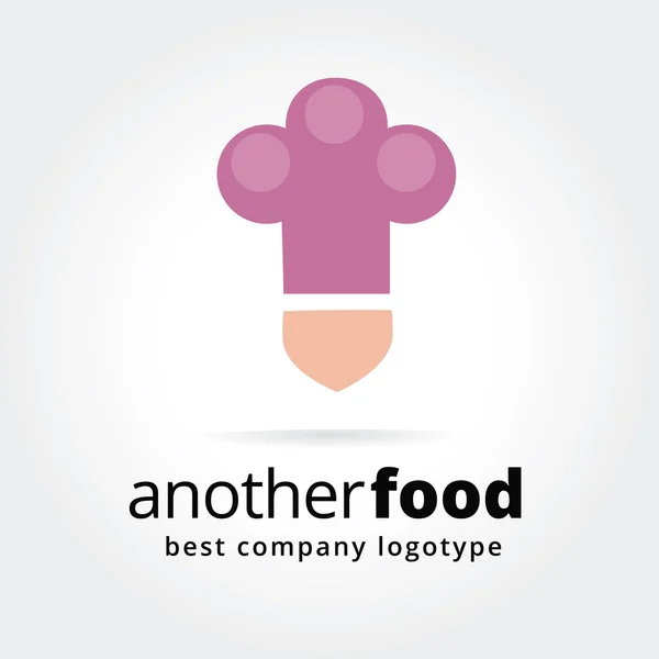Logo abstrait du chef — Image vectorielle