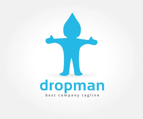 Abstracte aard karakter logo pictogram concept. Logo sjabloon voor branding en corporate design — Stockfoto