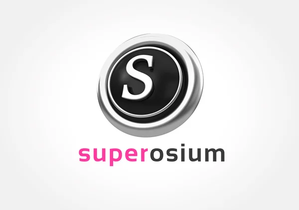 Концепція логотипу символів абстрактного кольору S. Шаблон логотипу для брендингу та корпоративного дизайну — стокове фото