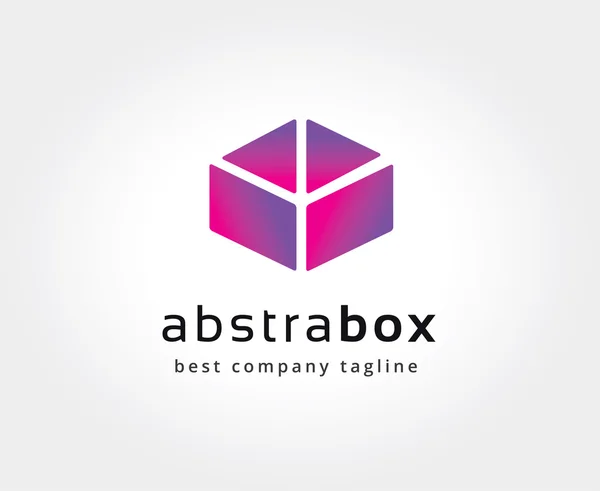 Conceito de ícone de logotipo vetorial abstrato. Modelo de empréstimo para branding e design corporativo — Vetor de Stock