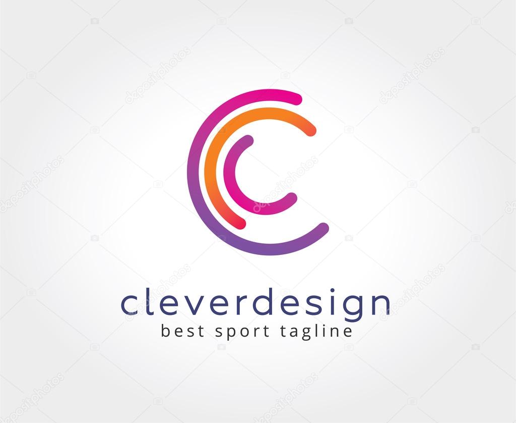 Abstract vector logo icon concept. Logotype template for branding and corporate design