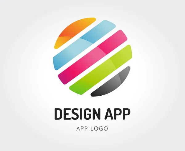 Sjabloon voor abstract ontwerp studio vector logo voor branding — Stockvector