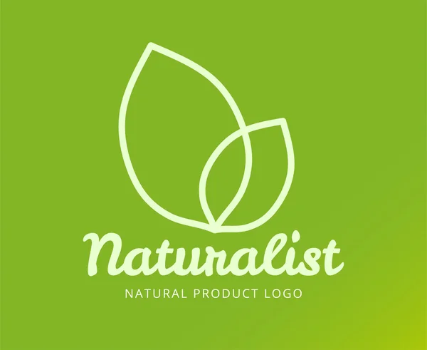 Astratto vettore eco natura logo modello per il marchio e il design — Vettoriale Stock