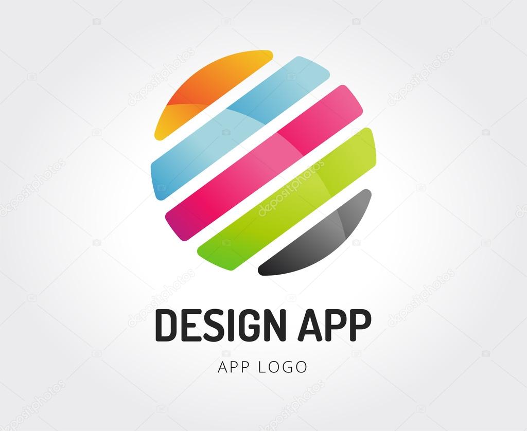 Abstract vector logo for branding and design
