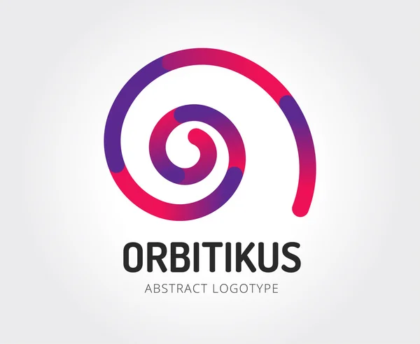 Abstraktes Spirallogo — Stockvektor