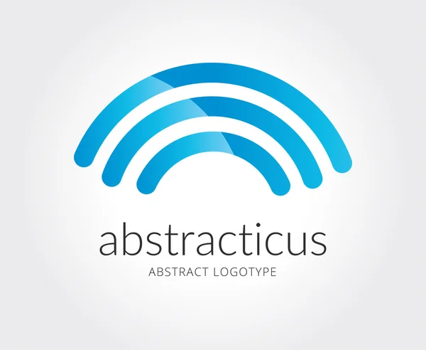 Abstraktes Netzwerk-Logo — Stockvektor