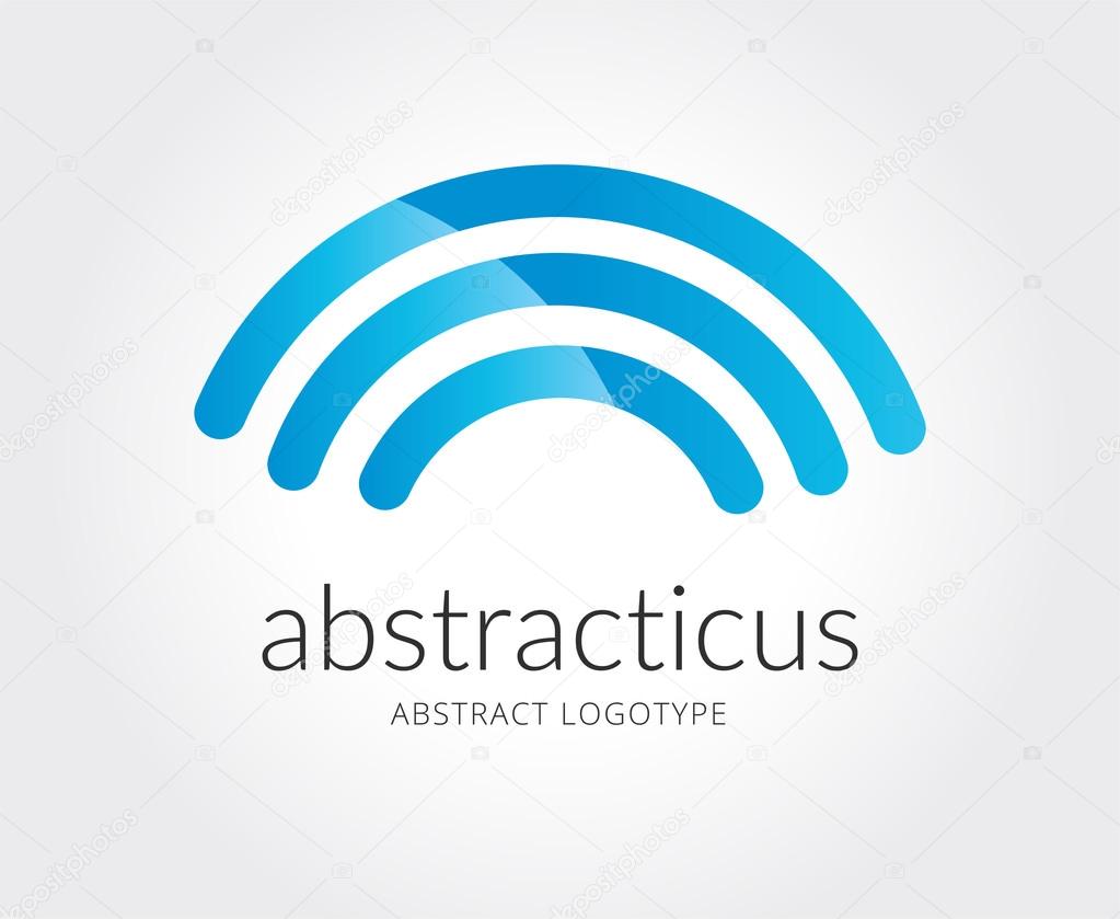 Abstract network logo