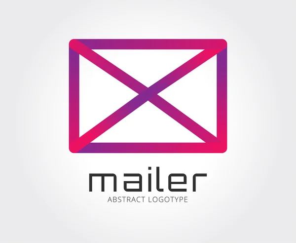 Logo mail abstrait — Image vectorielle