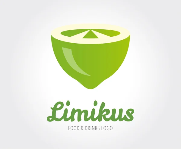 Αφηρημένη φρούτων πρότυπο λογότυπο φορέα για branding και σχεδιασμός — Διανυσματικό Αρχείο
