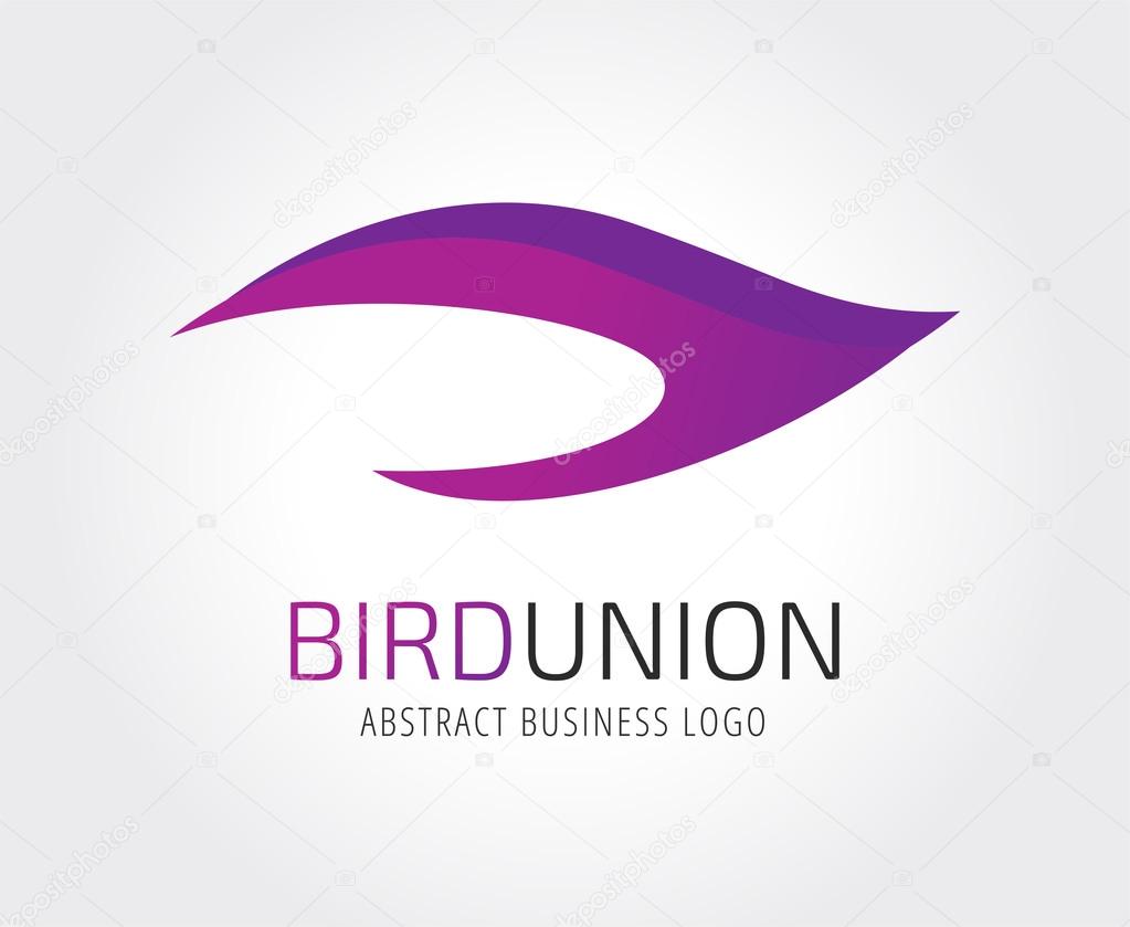 Abstract vector logo template for branding and design