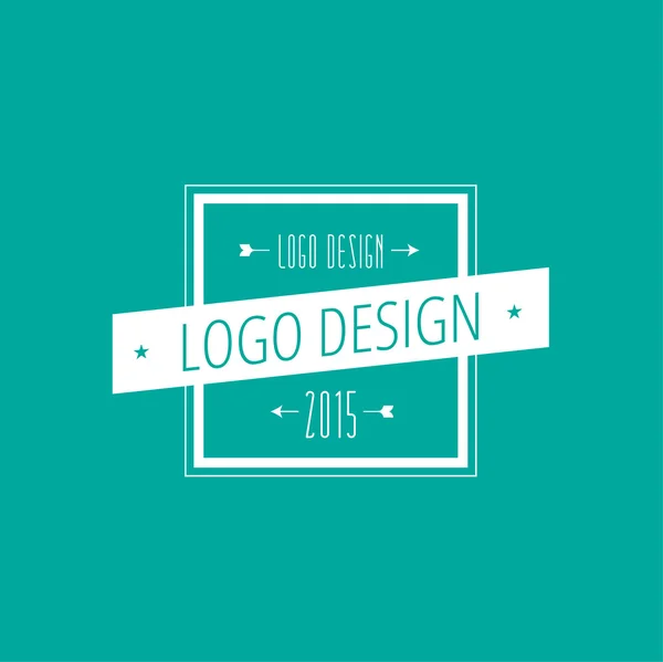 Elemento de diseño Hipster vintage para logotipo vectorial — Vector de stock