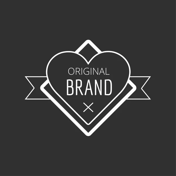 Elemento de diseño Hipster vintage para logotipo vectorial — Vector de stock