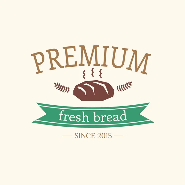 Abstrakte Vektor Brot Vintage Logo-Element. Kuchen, Brot, Backwaren. Logo-Design — Stockvektor