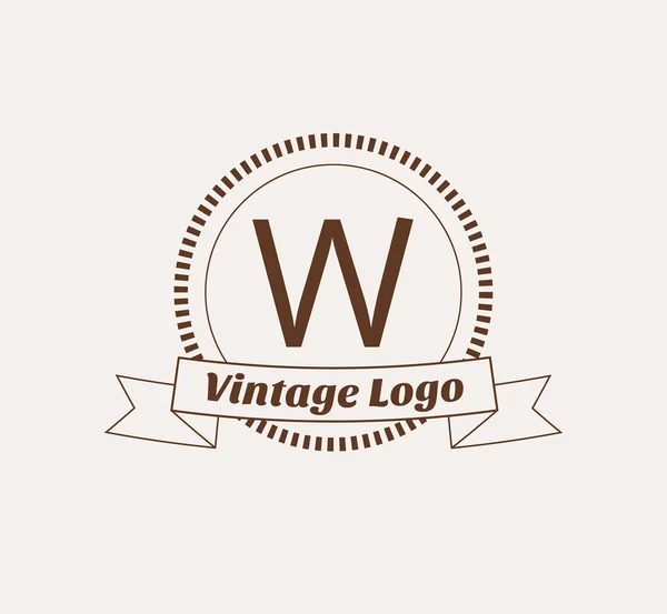 Abstrakte Vektor Vintage Logo Designelemente gesetzt. Pfeile, Etiketten, Bänder, Symbole. Vektorillustration — Stockvektor