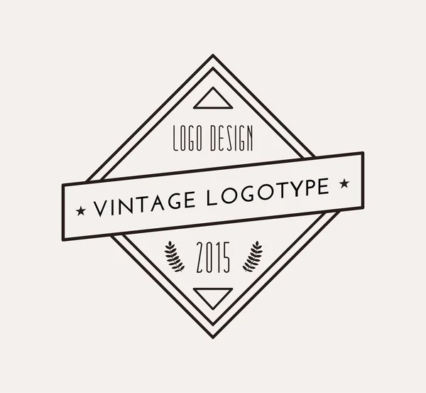 Αφηρημένη φορέα vintage λογότυπο σχεδιασμό στοιχεία που. Βέλη, ετικέτες, κορδέλες, σύμβολα. Vector εικονογράφηση — Διανυσματικό Αρχείο