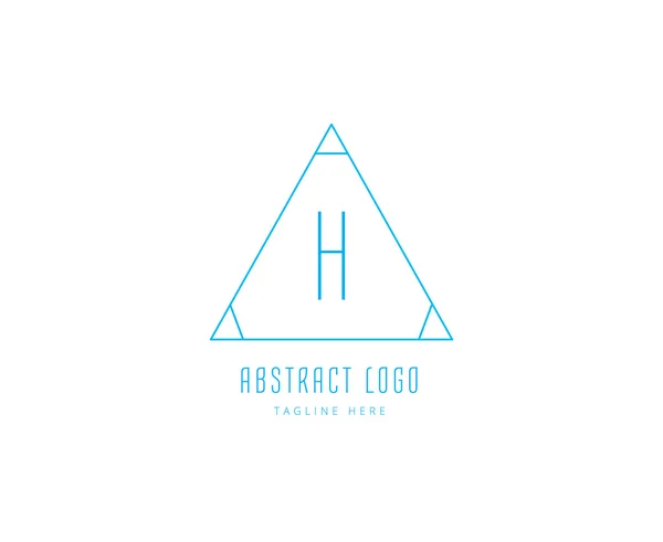 Abstrakt vektor logo element. Logotyp mall, pilar, form, text. Lager illustration för design — Stock vektor