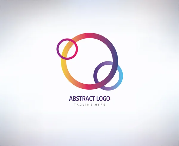 Abstract vector logo elements. Logotype template, arrows and shapes. Stock illustration for design — Stock Vector