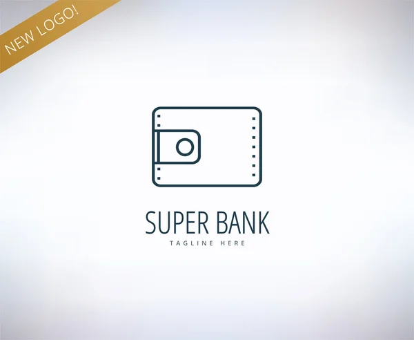 Logo keuangan bank. Uang, perbankan atau broker dan pertumbuhan. Ilustrasi saham vektor . - Stok Vektor