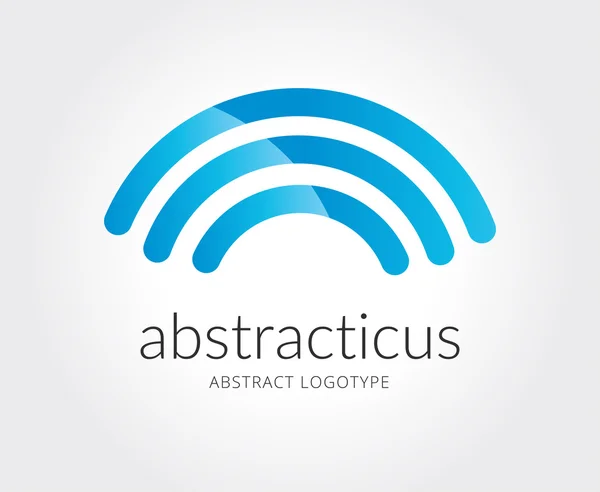 Abstracte netwerk vector logo sjabloon voor branding en design — Stockfoto