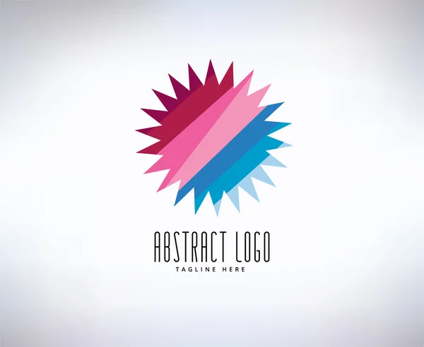 Sol, verano y vacaciones. Elementos abstractos del logotipo vectorial. Ilustración de stock para diseño — Vector de stock