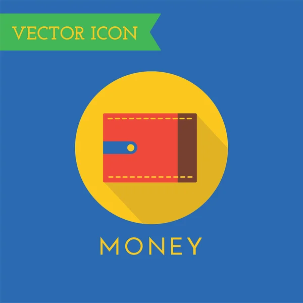 Wallet Icons Vector Set. Shop, money or commerce and mobile symbols. Stocks design element. — Stock Vector