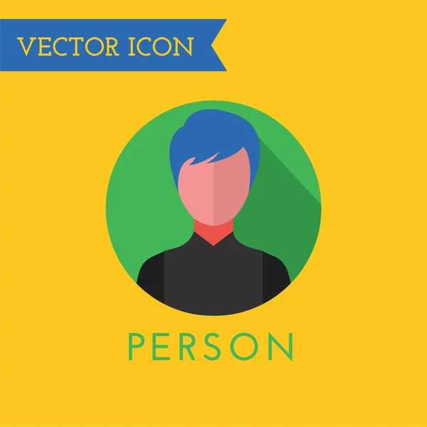 Hombre Icon Vector Icon. Sonido, herramientas o Dj y símbolos de nota. Elemento de diseño Stock . — Vector de stock