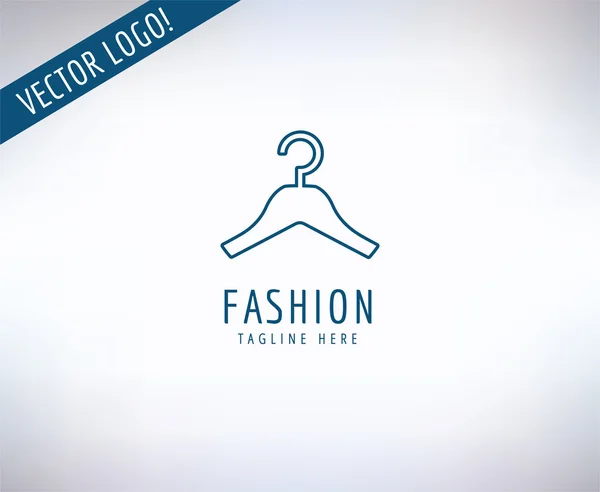 Hanger vector logo icon. Style, Fashion or Shop and Dress symbol. Stocks design elements — Stock vektor