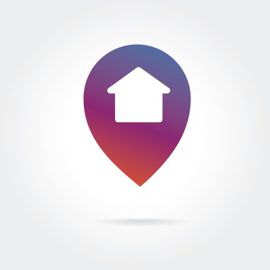 House logo icon concept isolated on white background for business design