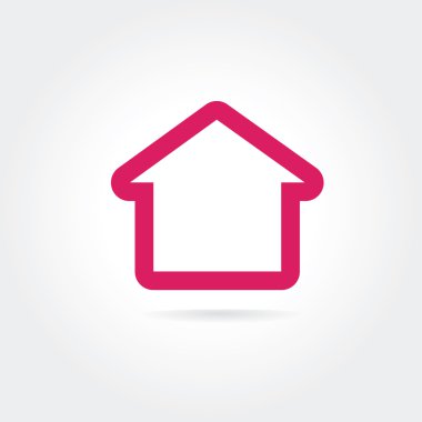 House logo icon concept isolated on white background for business design