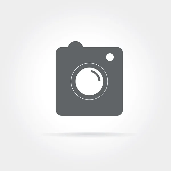 Concetto di logotipo fotografico isolato su sfondo bianco per il business design — Foto Stock