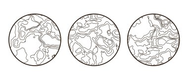 Global Earth vector icon isolated on white background. Map, Island or Texture and Height symbol. Stock design element