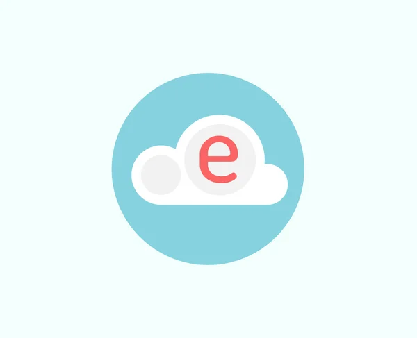 Web cloud business icon. Web, storage, creative and teamwork. Vector stock illustrations for design. — 图库矢量图片